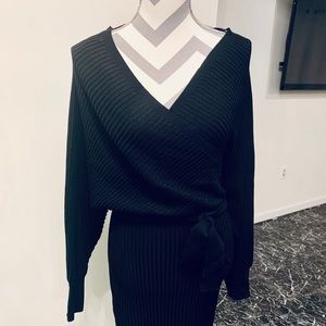 🔥 Hot Item🔥 Black Sweater Dress -Medium